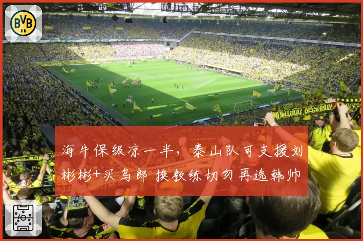 海牛保级凉一半，泰山队可支援刘彬彬+买乌郎 换教练切勿再选韩帅