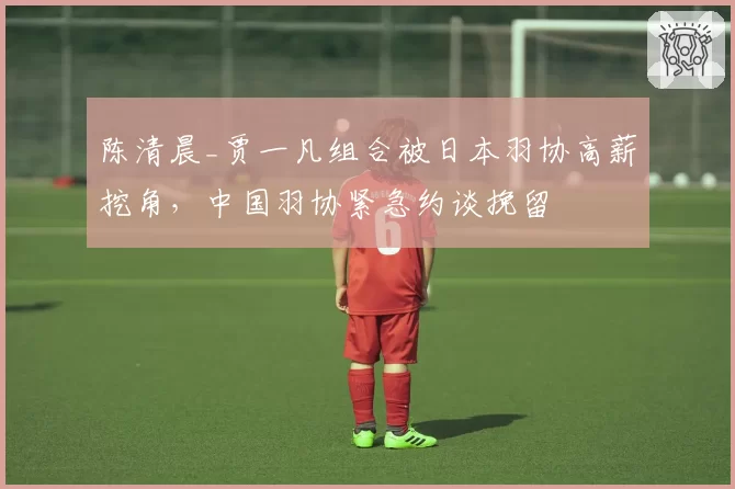 陈清晨_贾一凡组合被日本羽协高薪挖角，中国羽协紧急约谈挽留